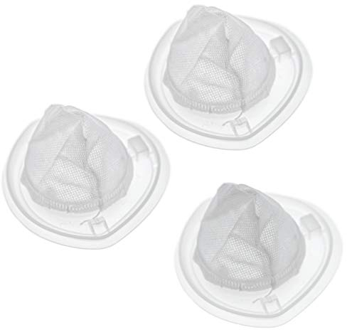vhbw 3x filtro compatibile con Black & Decker Dustbuster NVB220WC, NVB220, NVB215WAN, NVB215WN aspirapolvere a mano - unità filtrante