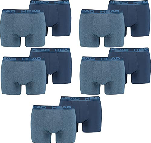 Head Herren Boxershorts Unterhosen Unterwäsche 10P (Blue Heaven, M)