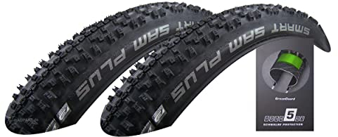 2X Schwalbe Smart Sam Plus 42-622 Drahtreifen GreenGuard 28x1.60 Fahrradreifen