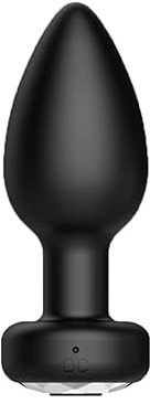 Anal Vibrator - Sex-Toy mit AppSteuerung Smartphone - Plug mit Vibration für Männer, Frauen oder Paare - Stimuliert die Prostata oder den Anus - Sex-Spielzeug aus Silikon Schwarz