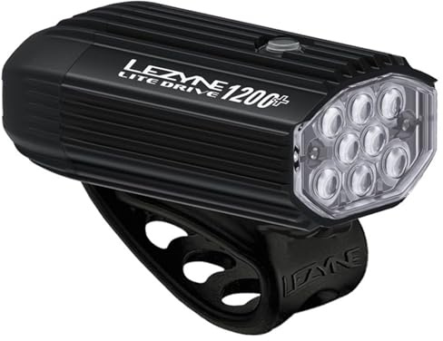 LEZYNE Luce Lite Drive 1200+ anteriore Nero Opaco