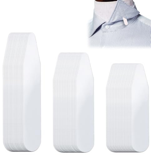 SGERUFZ 120er Set Kragenstäbchen für Herrenhemden - Kragenverstärker aus Stäbchen für einen perfekten Sitz des Hemdkragens, Vater oder Ehemann