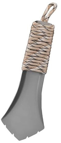 Camping - Pelle Pliable en de Titane - Outil Compact Ultra léger - Équipement d'extérieur Multifonction pour, Adolescents et Adultes