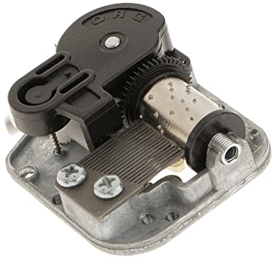 KiBcsLic 18 Versilberte Feder Musikmechanismen für Spieldosen, Alles Gute Zum, 5x4.2x2cm