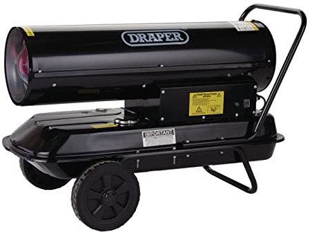 Draper 04176 230V Diesel and Kerosene Space Heater, 102,300 BTU/30kW