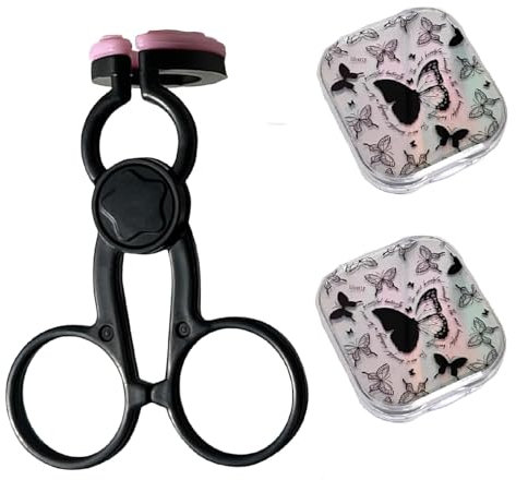 ARROMI 3 PCS Contact Lenses Applicator, Contact Lens Remover, Contact Lens Wearing Aid, Contact Lens Applicator, Soft Hard Contact Lens Inserter Remover for Travel and Daily Use