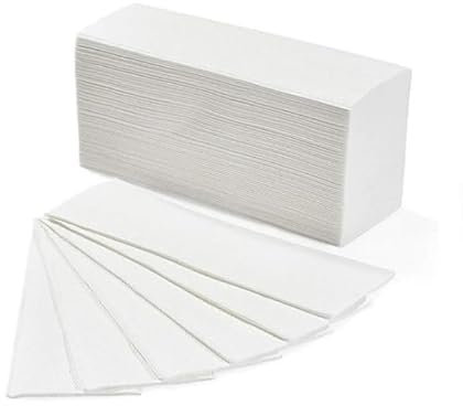 SECOSTORE Carta Asciugamano per Dispenser, 3000 Salviette Monouso Ripiegati a Z di Pura Cellulosa | 20,50x24 cm