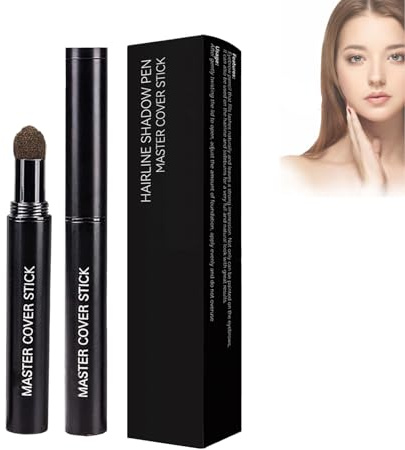 Eazerom 16 Hair Dye Stick,Barra de Color para las Canas y Raíces,Temporary Hair Dye Stick,Hair Color Touch Up Cover Root cream,para Cubrir la Raíz del Cabello gris,Retoque del Cabello,06#Medium Brown