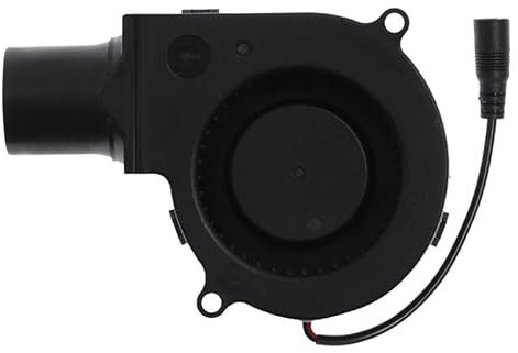 Zenlir Ventilador centrífugo para Barbacoa 7530 de 75 x 30 mm,3700 RPM,12 V,con rodamientos de Bolas,para Camping