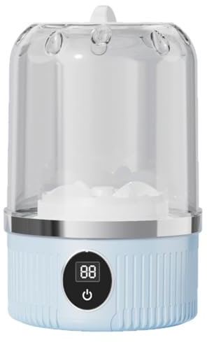 Fangxuee Lavadora Portátil Automática con Depósito de Detergente, Recargable, Minilavadora Especial para Viajes, Hogar y Dormitorio, 1 L.