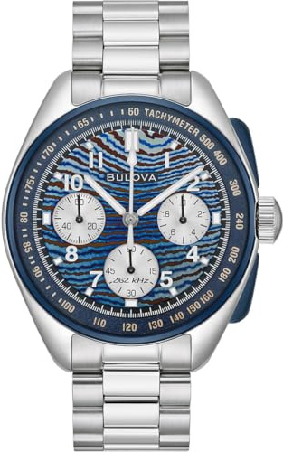 Bulova Men's Chronograph Quartz Watch with Stainless Steel Strap 98A329