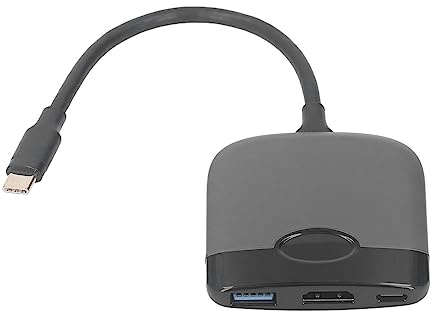 Almeigrity USB C zu HD Multimedia Interface Adapter für Spielekonsole für OS Laptop für Android Tablet PC 55W Typ C PD Dockingstation