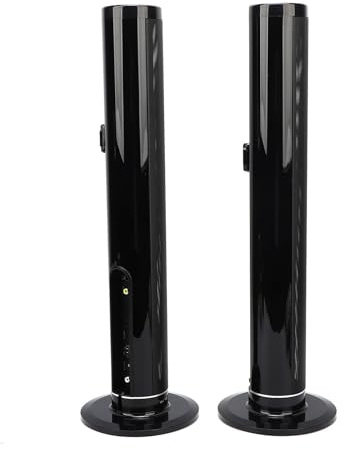 Plyisty TV-högtalare, 100W 2 i 1 Löstagbar med Subwoofer, Bluetooth 5.0 Surround Sound System för Hemmabio, ARC Optical AUX USB, 3 EQ-lägen, Fjärrkontroll Ingår (EU)