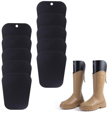 Wotrilw 10 Piezas Insertos de Formas de Botas, 12 Inch Moldeadores de Botas de Plástico, Soportes de Altas Insertos, Árboles Largas para Mujeres y Hombres, Fácil de Guardar