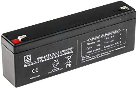 RS PRO Abgedichteter Bleiakku, 12V / 2.9Ah, T1-Anschluss, 178 x 66 x 32mm