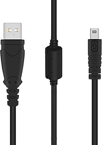 Aiivioll W710 Ersatz-USB-Kabel/Datenkabel/Ladekabel für Sony Digitalkamera Cybershot DSC-H400 DSC-W710 W730 W830 W370 (1m/Schwarz)