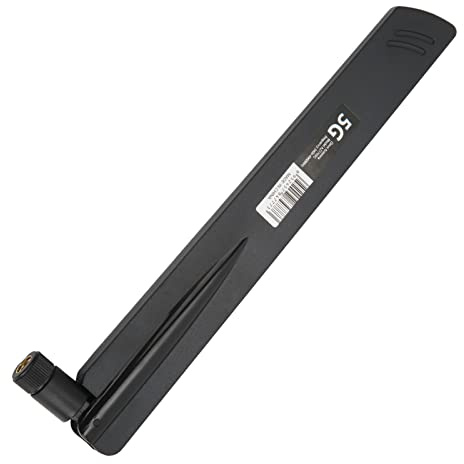 Antenna 18dBi, Antenna a Banda Intera Omnidirezionale 5G Ad Alto Guadagno con Connettore SMA, per Apparecchiature di Rete a Banda Intera GSM/GPRS/5G/4G/3G/2G(Nero)