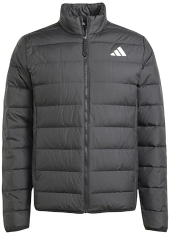 adidas Herren ESSENTIALS LIGHT DOWN JACKET, black/white, S