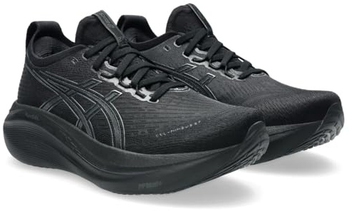 ASICS Damen Gel-Nimbus 27 Sneaker, Schwarz, 39 EU