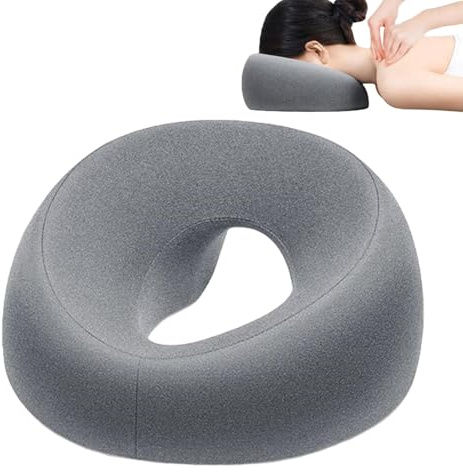 Almohada de boca abajo, almohada de masaje boca abajo, almohada para siesta, almohada facial para masaje para reposacabezas, almohada facial para dormir boca abajo, cojín boca abajo de masaje