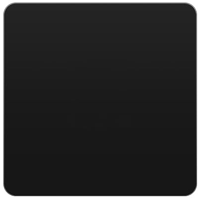 LIDER Screwless 1-Gang Blank Faceplate, Blank Plate for Wall Socketm, Flat Cover for Standard UK Pattress Boxes, Flame-Resistant Polycarbonate, Round Edges, UKCA Certified, Black