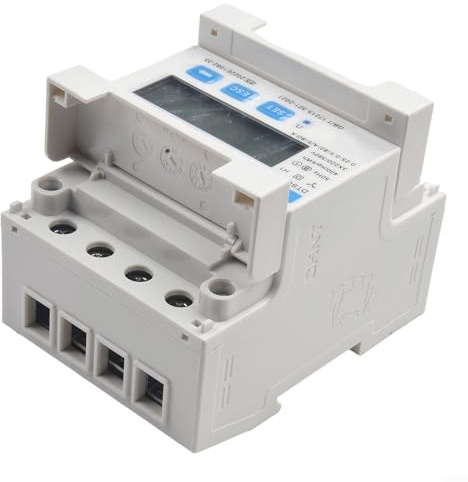 Contatore trifase di energia elettrica a quattro fili DTSU666, misuratore di potenza intelligente del supporto della ferrovia di guida per la misurazione attiva e reattiva dell'energia con