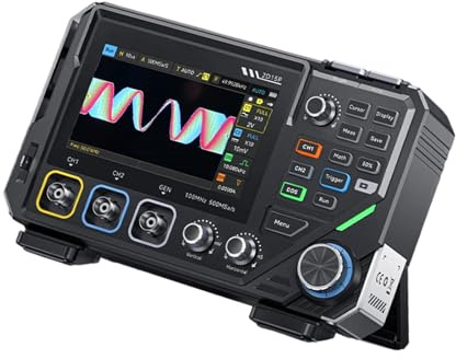 Professionelles 2D15P 4,5-stelliges Multimeter-Oszilloskop-Kombinationstester, integrierter Wellenformgenerator, leichtes ABS, multifunktionales elektrisches Prüfgerät