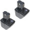 2 batterie NI-Mh ad alte prestazioni, 12 V/2500 mAh, 30 Wh, sostituisce 70291510061 per rivetti ciechi Würth ANG 12 070291510061 G12 070291510 Master G12 12 V