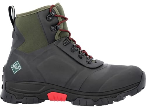 MUCK Men's Apex Lace Up Boot, Black, Size 13(M)