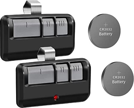 2 Replacement Garage Door Opener Remote,Compatible with Liftmaster Chamberlain Sears Craftsman Garage Door Opener Remote,Extra Battery,1993 to Present