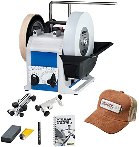 Tormek T8 Naßschleifmaschine Schärfsystem Schleifmaschine + Trucker Cap 9930
