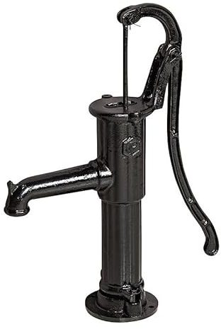 Brunnenpumpe Gartenpumpe Handschwenkpumpe Schwengelpumpe TYP 75 (Handpumpe schwarz)
