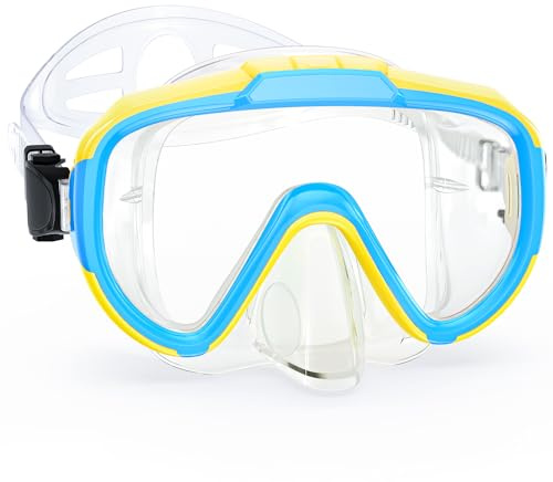 Zeligerstar Snorkel Mask Adult, 180° Panoramic View Diving Mask, Anti-Fog Swimming Mask with UV Protection Lens, Anti-Leak Swimming Goggles for Men Women