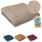 ULLENBOOM Krabbeldecke für Baby 120x120 cm, 100% OEKO-TEX Materialien, Made in EU, Dick & weich gepolstert, Cord Sand - ideal als Babydecke, Laufgittereinlage & Spieldecke Baby