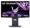 LG 27GX790A-B Monitor Ultragear, 26.5'', OLED, 2560x1440, 480Hz, 0,03ms, G-Sync Compatible y FreeSync Premium Pro, Pivotable, Morado Grisáceo