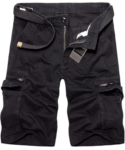 Short Hombre Verano, Montaña Vaqueros Multibolsillos Vestir Jeans Senderismo Algodón Bermuda Pantalon Trabajo Corto, Pantalon Corto Tallas Grandes Verano Bolsillos Pantalones Piratas Hombre, L