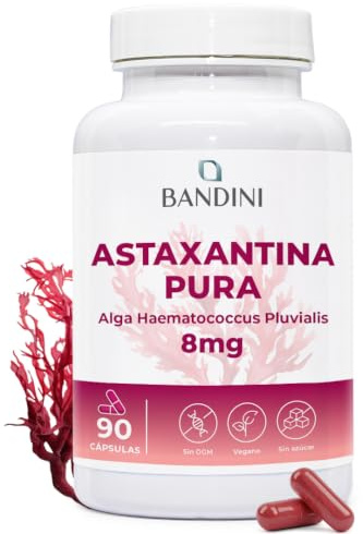 Bandini® Astaxantina Pura 8 mg por cápsula | 90 cápsulas para 3 meses