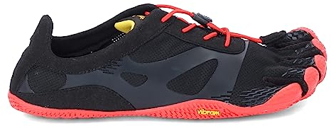 Vibram FiveFingers 18M0701 KSO Evo, Fitnessschuhe Herren, Schwarz (Black/Red), 44 EU