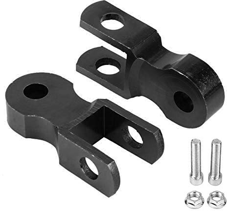 elevador del amortiguador,2PCs Moto Amortiguador trasero Elevador 5cm Dispositivo de elevación Pad para chasis
