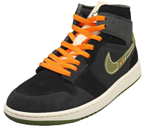 NIKE AIR Jordan 1 MID SE Craft Mens Fashion Trainers in Anthracite - 7 UK
