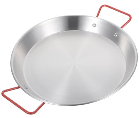 WATIIFUFU 1Stk doppelte Griffplatte Besteckschublade Brotteller Brotkorb family sup snackteller bauchläden Teller mit getrockneten Früchten Tablett mit Nachmittagstee Rostfreier Stahl Silver