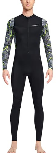 Hsternexy Neopren Badeanzug Herren Bauchweg Sport Neoprenanzug Schnell Trocknender Surfanzug Swimsuit Einteiler Zip Hydrasuit Bademode Uv Schutz Strandmode Strandbekleidung Rashguard-Sets