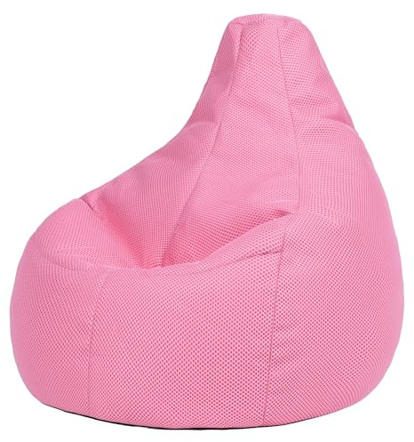 icon Mesh Gaming Bean Bag with Filling Included, Pink