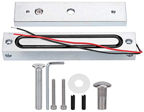 Cerradura Electrónica Exterior DC12V, Pestillo Magnético Empotrado, IP68 Impermeable, Fuerza 110kg - Cierre Eléctrico Seguro, Ideal para Puertas de Madera, Vidrio y Metal