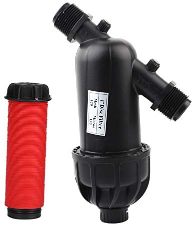 Tyenaza Tropfbewässerungsfilter Scheibenfilter 120 Mesh 130 Mikron Wasseraufbereitungs Sieb, Scheibenfilter Rasenwasser Sprinkler Bewässerungssystem für Garten Gewächshaus landwirtschaftlichen