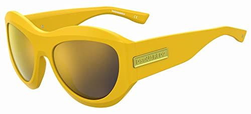 DSQUARED2 Unisex D2 0072/S Sonnenbrille, 40g/Cu Gelb, 7 1/4