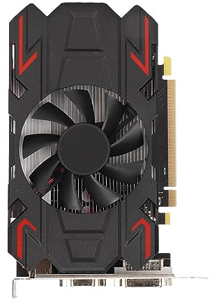 Tarjeta Gráfica DDR5, 4 GB HD6770 128 bits DDR5 DisplayPort, Soporte PCIE 2.0 Interfaz Multimedia HD DVI VGA con Ventilador de Refrigeración para PC de Escritorio para Juegos