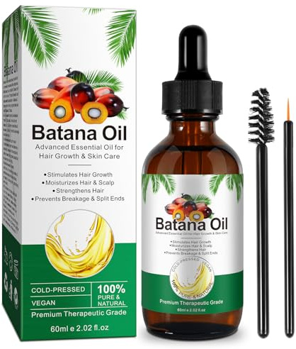 Huile de Batana 100% pure et naturelle - Renforce cheveux, peau et hydratation visage - Aromathérapie - Convient hommes