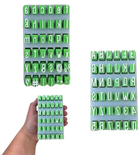 Lot De 2 Tampons En Argile Avec Lettres De L'alphabet Pour Argile Et Céramique, Outil De Poterie, Tampons De Lettres De L'alphabet Pour Artisanat