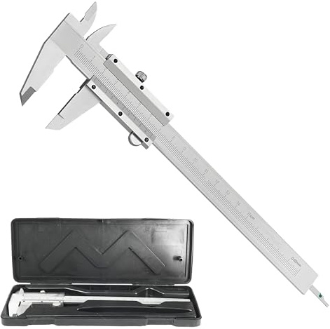 Pied à Coulisse 0-150mm 0-6 Pied à Coulisse Numérique Précision 0,02mm pour Professionnels et Bricoleurs, Pieds à Coulisse Vernier Haute Précision pour Mesure de qualité industrielle